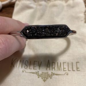 Silver Raven Quartz bracelet by Kinsley Armelle.
